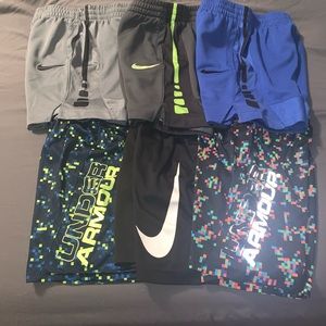Lot of 6 Boys athletic shorts size 7
